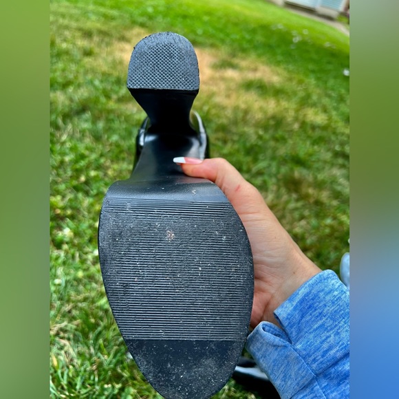 Chunky Pleaser Goth Stripper Exotic Dancer Boots 7 7.5 platform Electra laceup - Picture 6 of 14